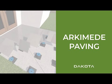 Arkimede Adjustable Paving Pedestal 35-60mm, paving pedestal at Irwin Tiles