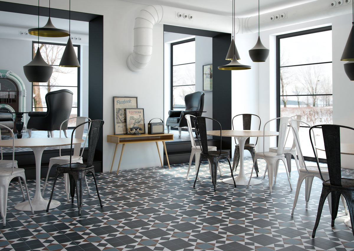 House of Vanity HV-2 33 x 33cm, porcelain floor tile at Irwin Tiles