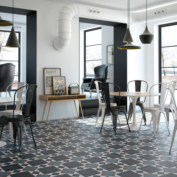 House of Vanity HV-2 33 x 33cm, porcelain floor tile at Irwin Tiles