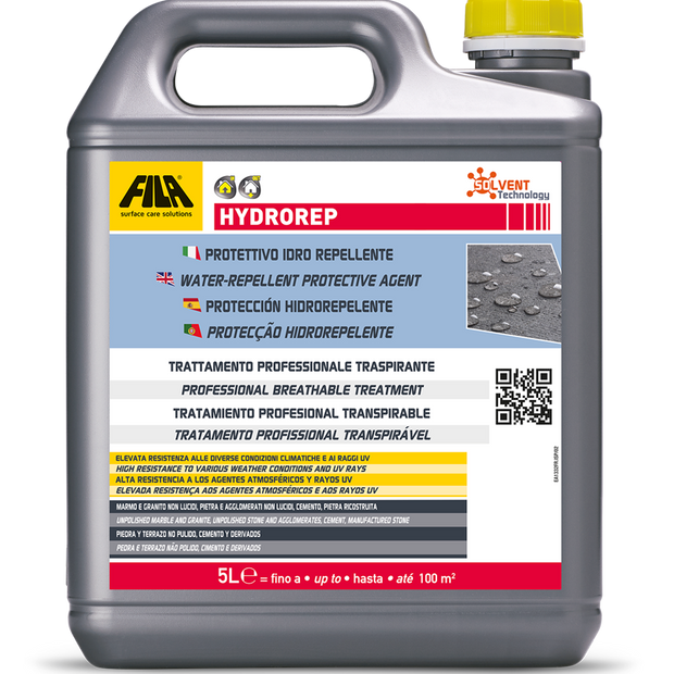 Fila HydroRep Water-Repellent Protector 5ltr, cleaner and sealer at Irwin Tiles