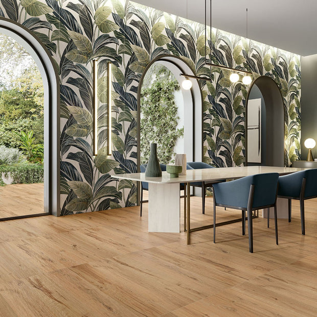 Rovere Antico 20 x 120cm, porcelain tile at Irwin Tiles