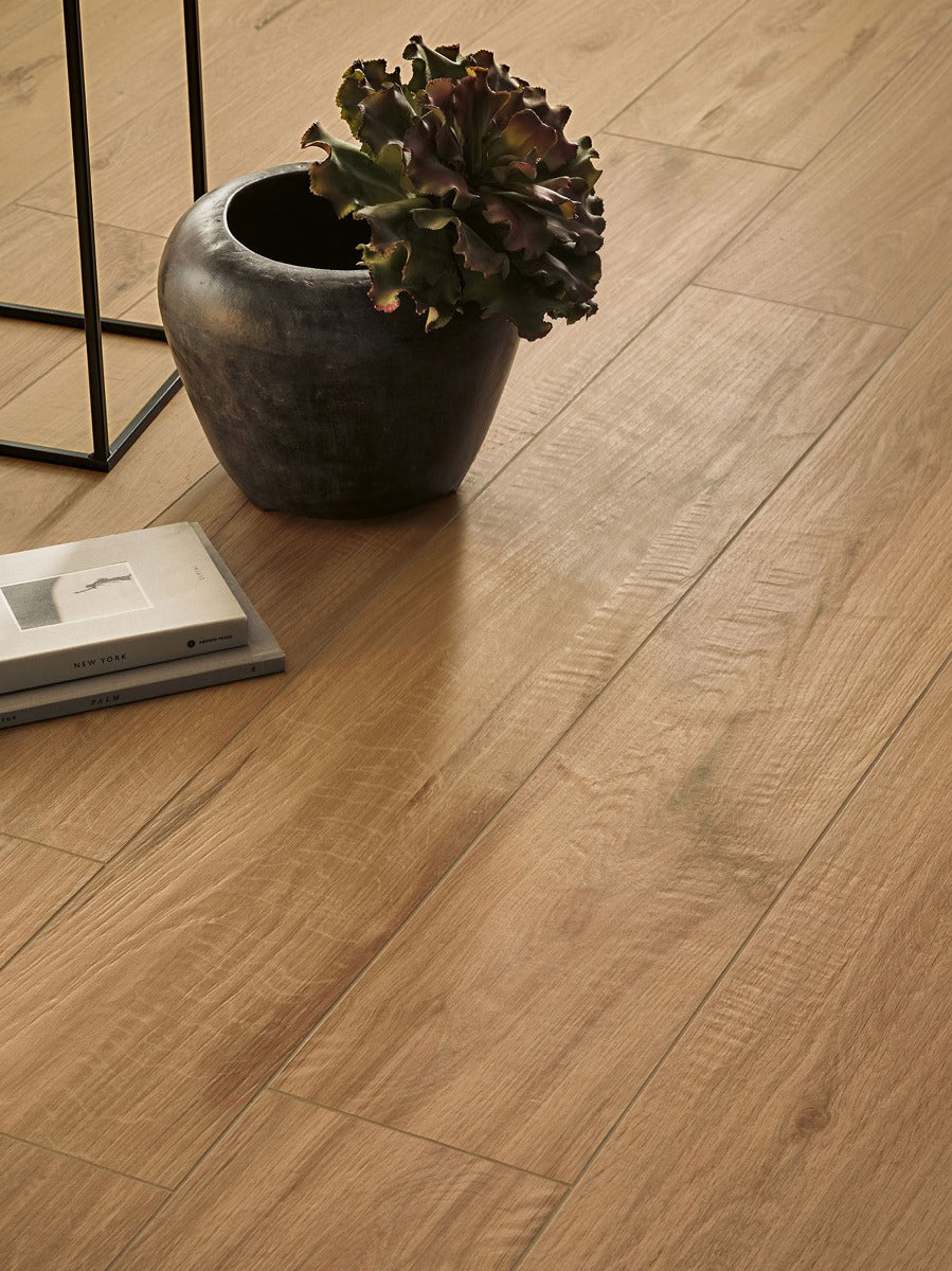 Rovere Antico 20 x 120cm, matt porcelain tile for bathroom and other wet floors at Irwin Tiles