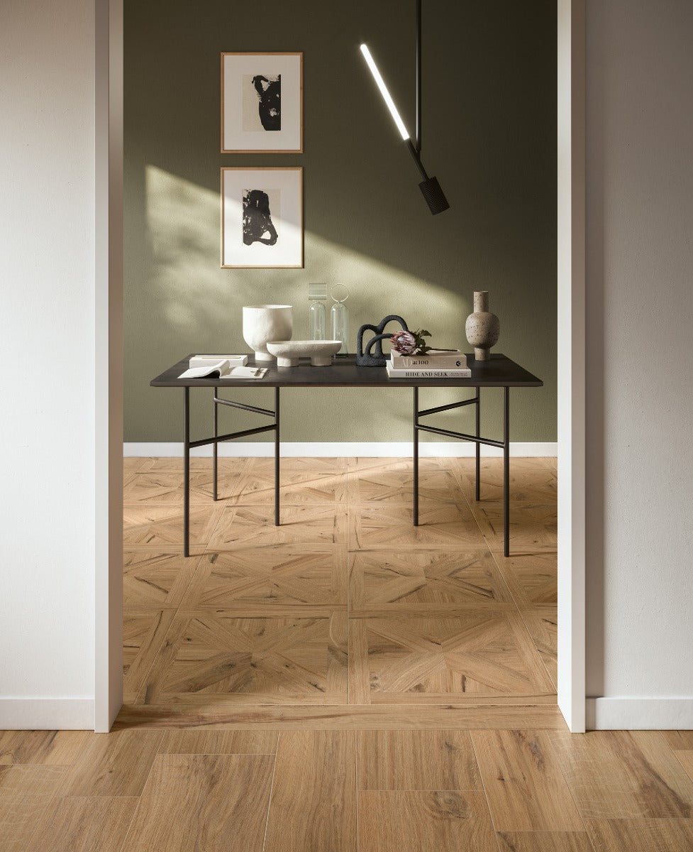Rovere Antico 20 x 120cm, wood effect tile at Irwin Tiles