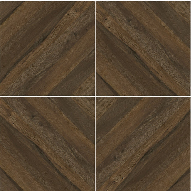 Intreccio Leccio Vernicato 60x60cm, porcelain tile at Irwin Tiles