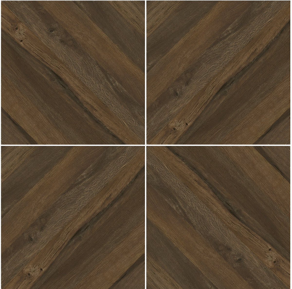 Intreccio Leccio Vernicato 60x60cm, matt porcelain tile for bathroom and other wet floors at Irwin Tiles