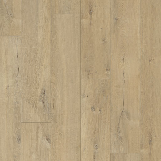Quickstep Soft Oak Medium Laminate 12mm, laminate flooring for kitchens, hallways and living rooms at Irwin Tiles