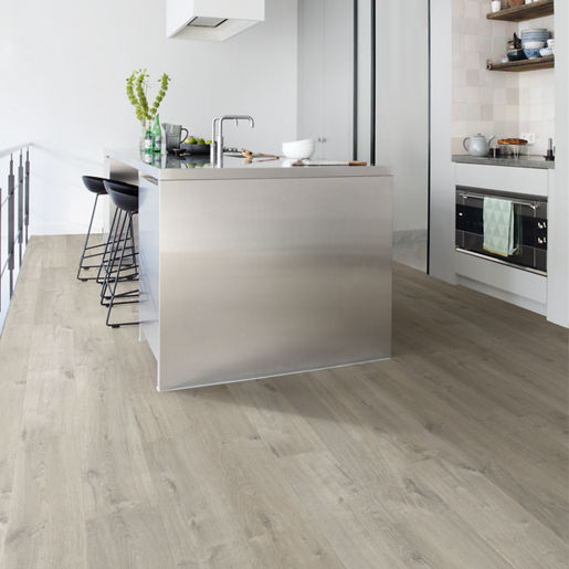 Quickstep Soft Oak Grey Laminate 8mm, laminate flooring at Irwin Tiles