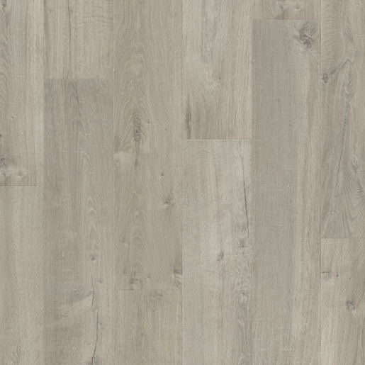 Quickstep Soft Oak Grey Laminate 8mm, laminate flooring for kitchens, hallways and living rooms at Irwin Tiles