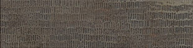 Inciso Brick Porphyr 7.5x30cm, black gloss tile at Irwin Tiles