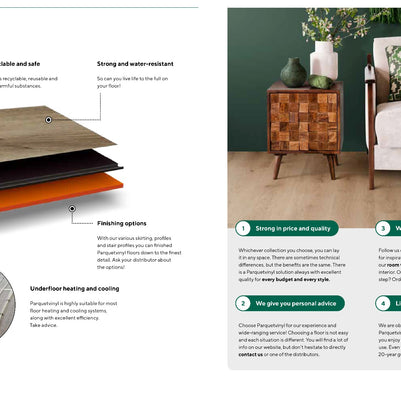 Yukon Plank Tan Luxury Parquet Vinyl luxury click vinyl flooring, dark, at Irwin Tiles