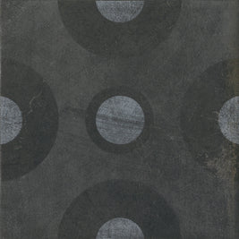 Decor Canali 20x20cm, black floor tile from Irwin Tiles, Co. Monaghan