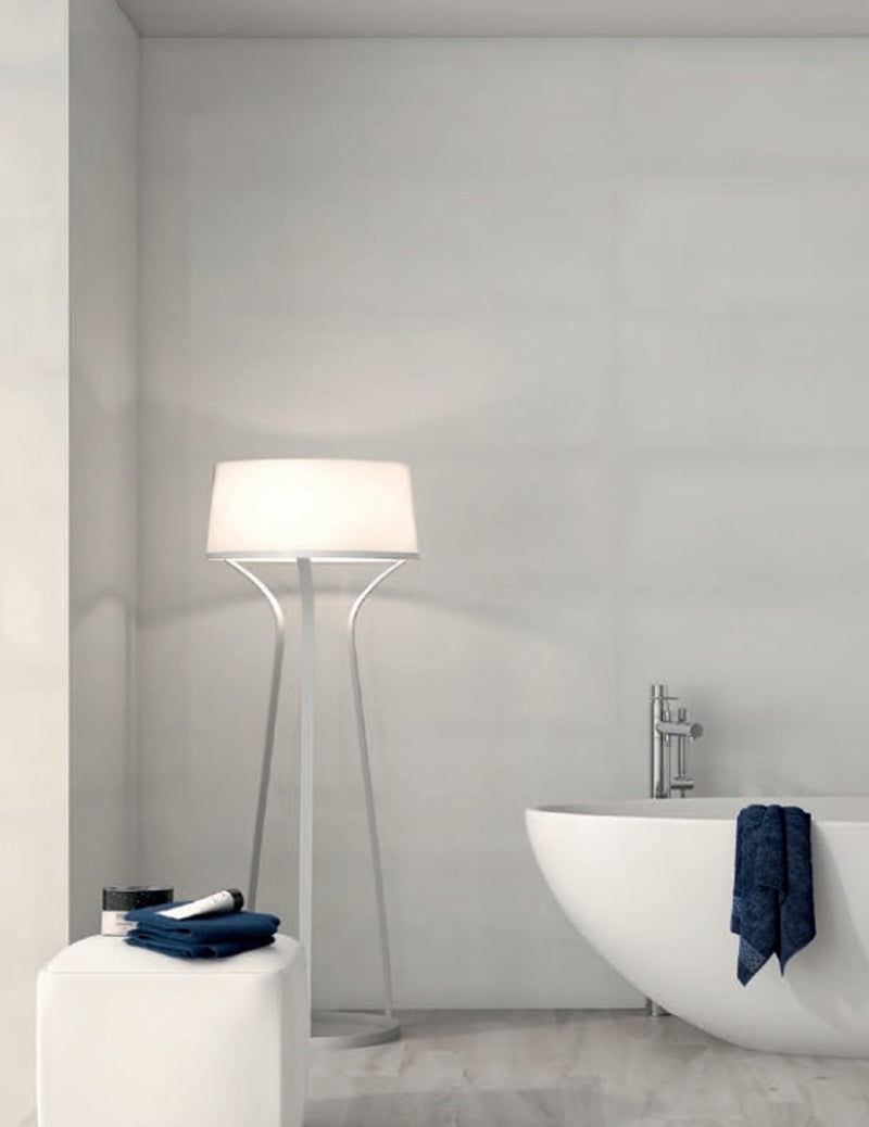 Intuition White 29 x 100cm, ceramic tile at Irwin Tiles