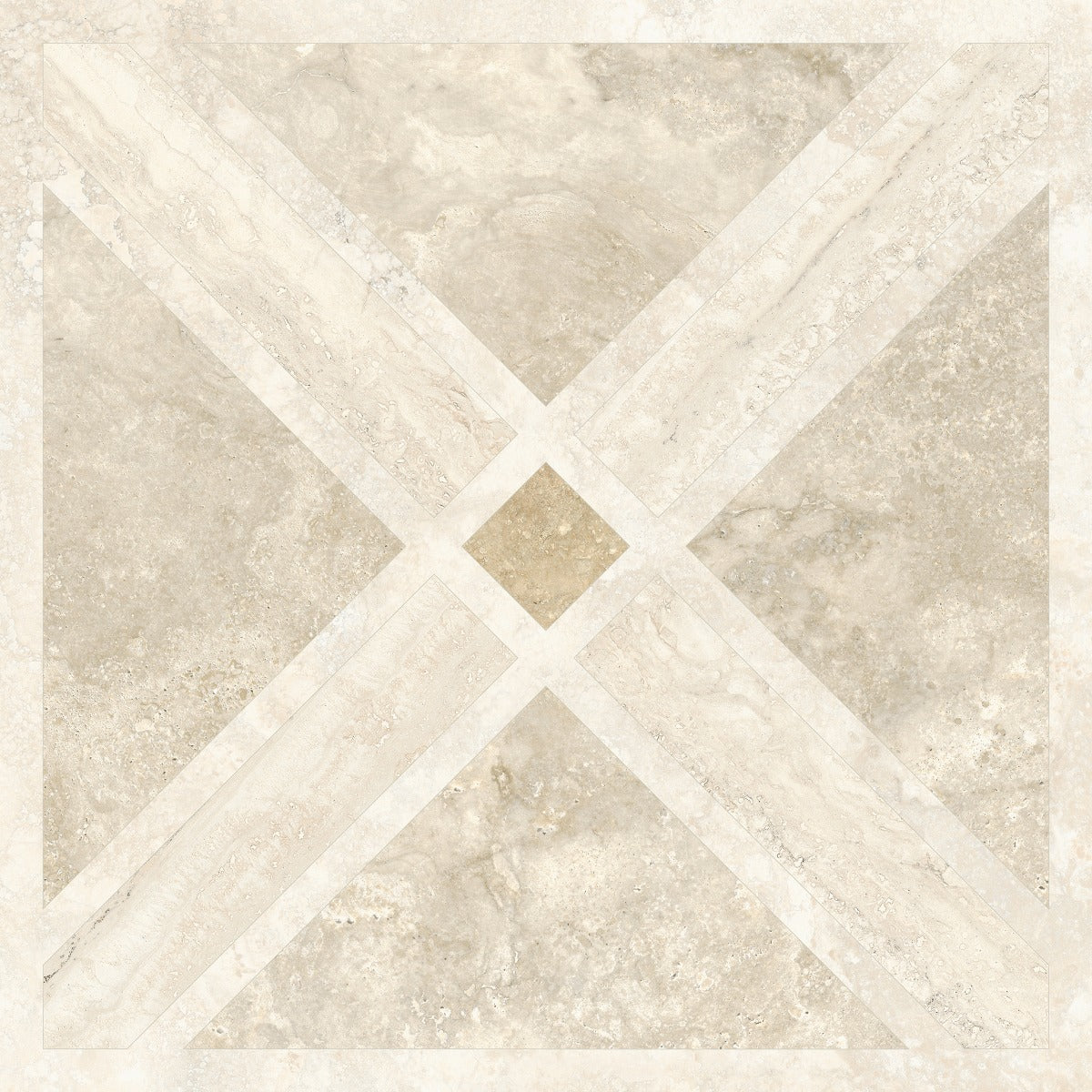 Invictus Cross Deco Matt 60x60cm, floor tile stocked at Irwin Tiles, Castleblayney