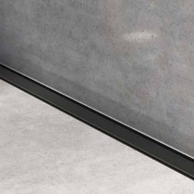 Fixplus Premium Shower Linear Drain Matt Black, shower drain from Irwin Tiles, Co. Monaghan