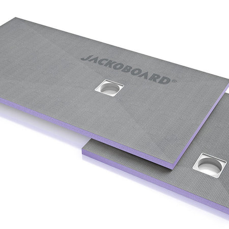 Jackoboard Aqua Flat Shower Base Offset Drain (450/450) 1.2x0.9m, shower base stocked at Irwin Tiles, Castleblayney