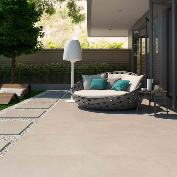 Wolfia Arena 90x90 x 2cm, porcelain paving at Irwin Tiles