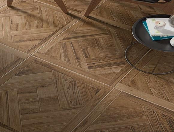 Kanata Walnut (Wood Panel) 60x60cm, tile at Irwin Tiles