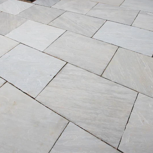 Kandla Grey Limestone Un-Calibrated 60cm, paving at Irwin Tiles