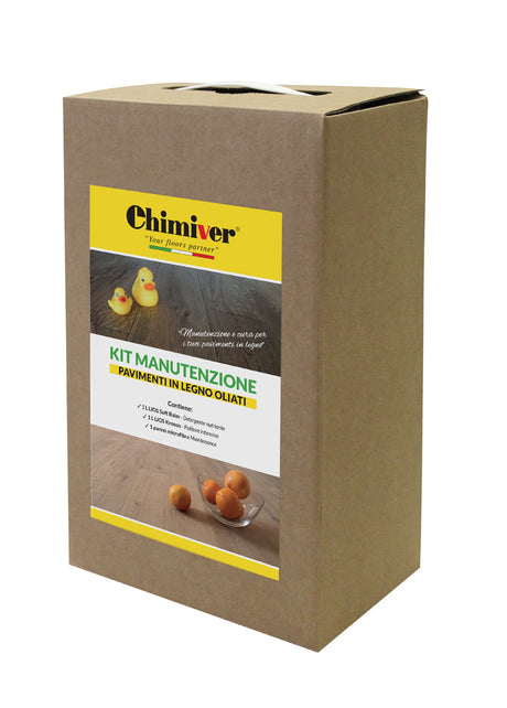Chimiver Oiled Floor Maintenance Kit (Pavimenti Oliati), cleaner and sealer at Irwin Tiles