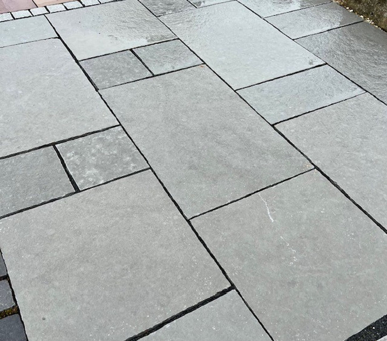Kota Blue Limestone Paving, natural stone paving at Irwin Tiles