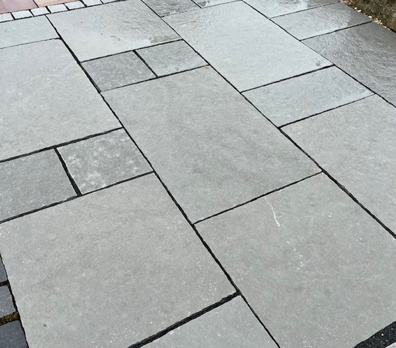 Kota Blue Limestone Paving, natural stone paving at Irwin Tiles