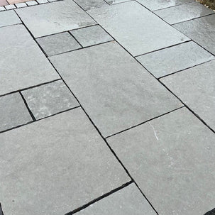 Kota Blue Limestone Paving, natural stone paving at Irwin Tiles