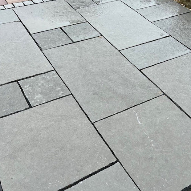 Kota Blue Limestone Paving, natural stone paving at Irwin Tiles
