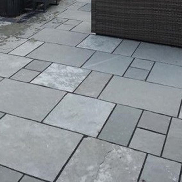 Kota Blue Limestone Paving, matt paving at Irwin Tiles
