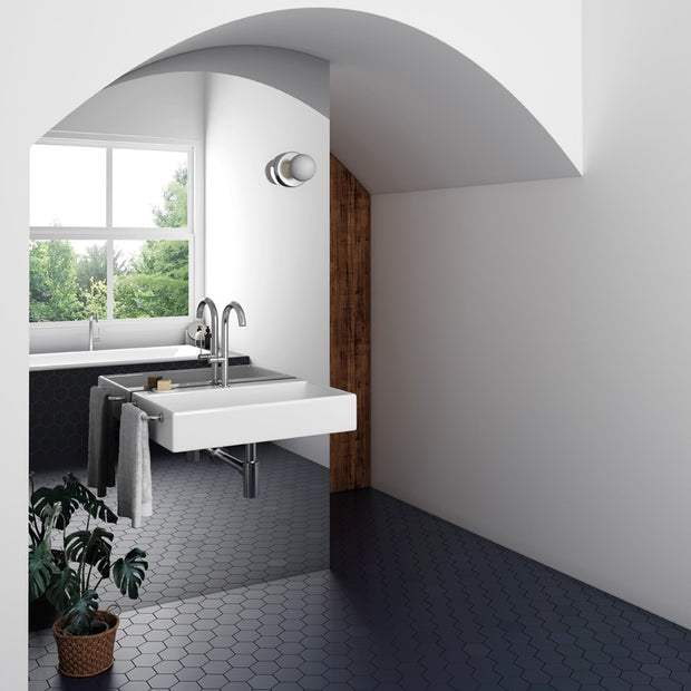 Kromatica Hex Naval Blue 11.6 x 10.1cm, matt tile at Irwin Tiles