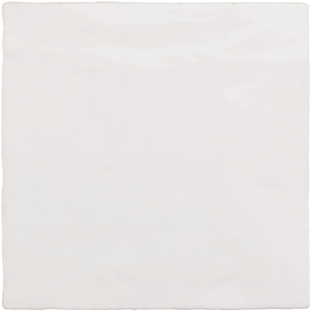 La Riviera Blanc 13.2 x 13.2cm, ceramic wall tile at Irwin Tiles