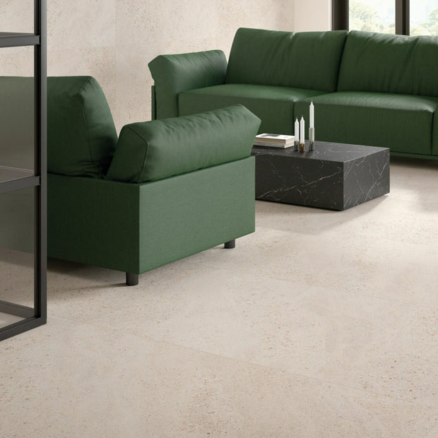 Lakestone Oat Matte 90 x 90cm, porcelain tile at Irwin Tiles