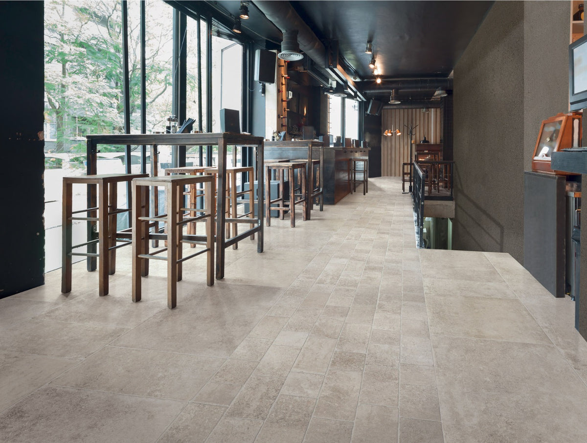 Languedoc Florac Tumbled 15cm x Free, porcelain floor tile at Irwin Tiles