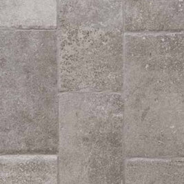 Languedoc Lussan Tumbled 15cm x Free, grey matt floor tile at Irwin Tiles
