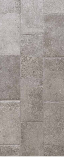 Languedoc Lussan Tumbled 15cm x Free, grey matt floor tile at Irwin Tiles