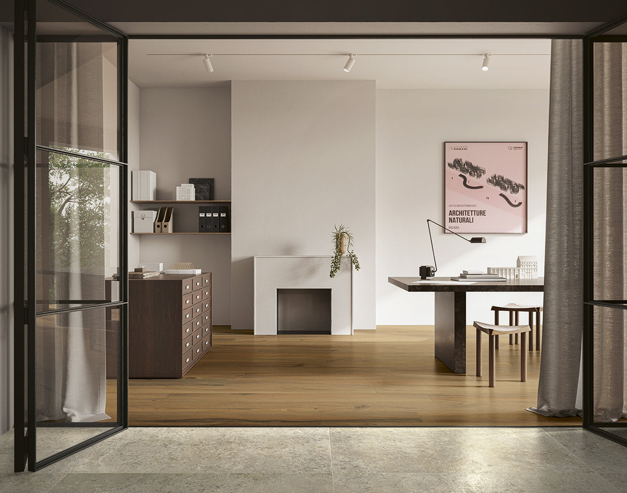 Leccio Oliato 20x180cm, porcelain tile for bathroom and other wet floors at Irwin Tiles