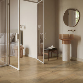 Leccio Oliato 20x180cm, dark wood effect tile from Irwin Tiles, Co. Monaghan