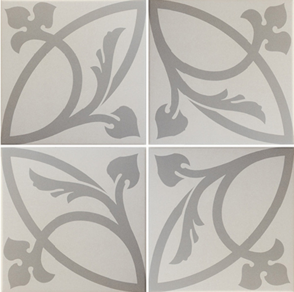 Caprice Liberty White Pattern 20 x 20cm, porcelain tile at Irwin Tiles