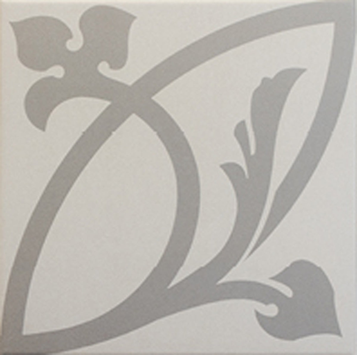 Caprice Liberty White Pattern 20 x 20cm, matt porcelain tile for feature walls at Irwin Tiles