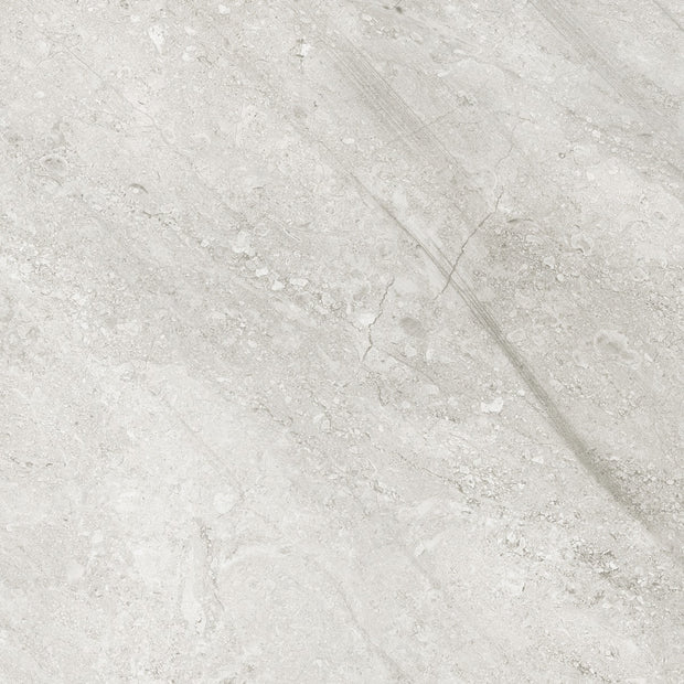 Litium Silver 75 x 75cm, porcelain tile at Irwin Tiles