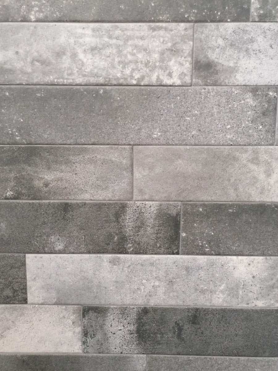 London Antracita 10 x 49cm, matt tile at Irwin Tiles