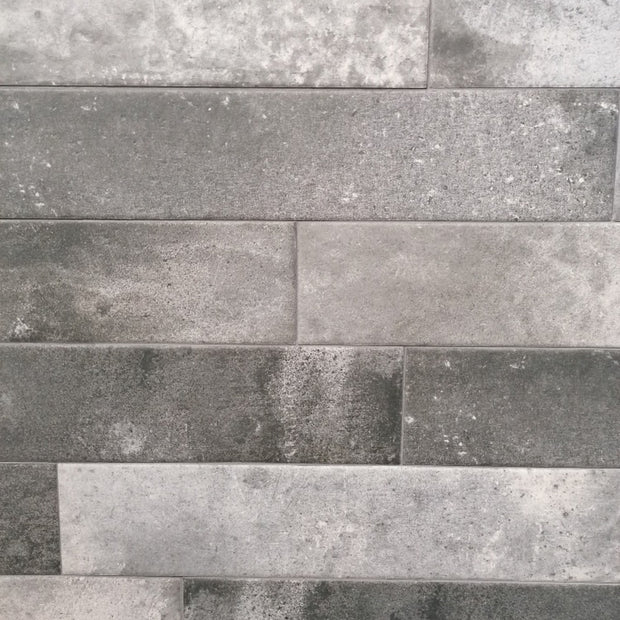 London Antracita 10 x 49cm, matt tile at Irwin Tiles