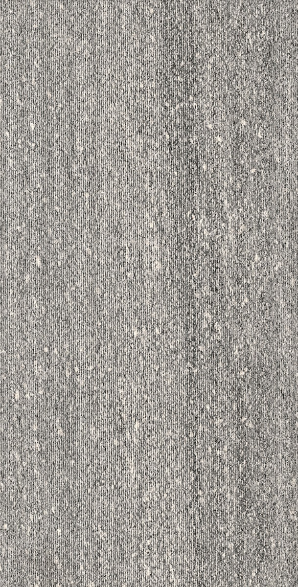 London Grey Ridged 60 x 120cm, matt porcelain tile for feature walls at Irwin Tiles