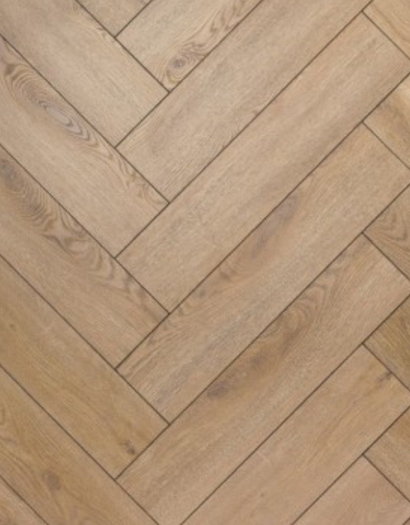 Lyon Oak Herringbone Laminate 12mm, laminate flooring at Irwin Tiles