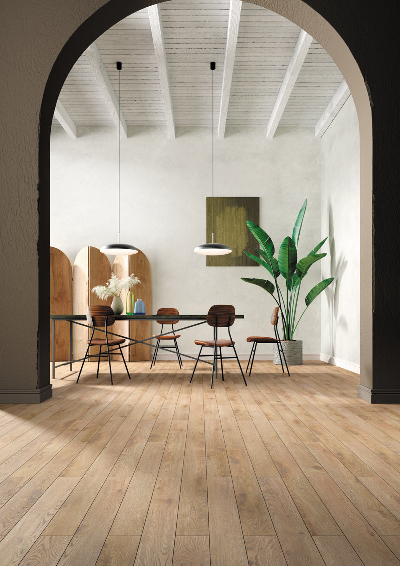 Lyon Oak Laminate 12mm All Over Water Resistant, laminate flooring at Irwin Tiles