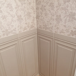 Floral Blanco 30 x 90cm, matt wall tile for feature walls at Irwin Tiles