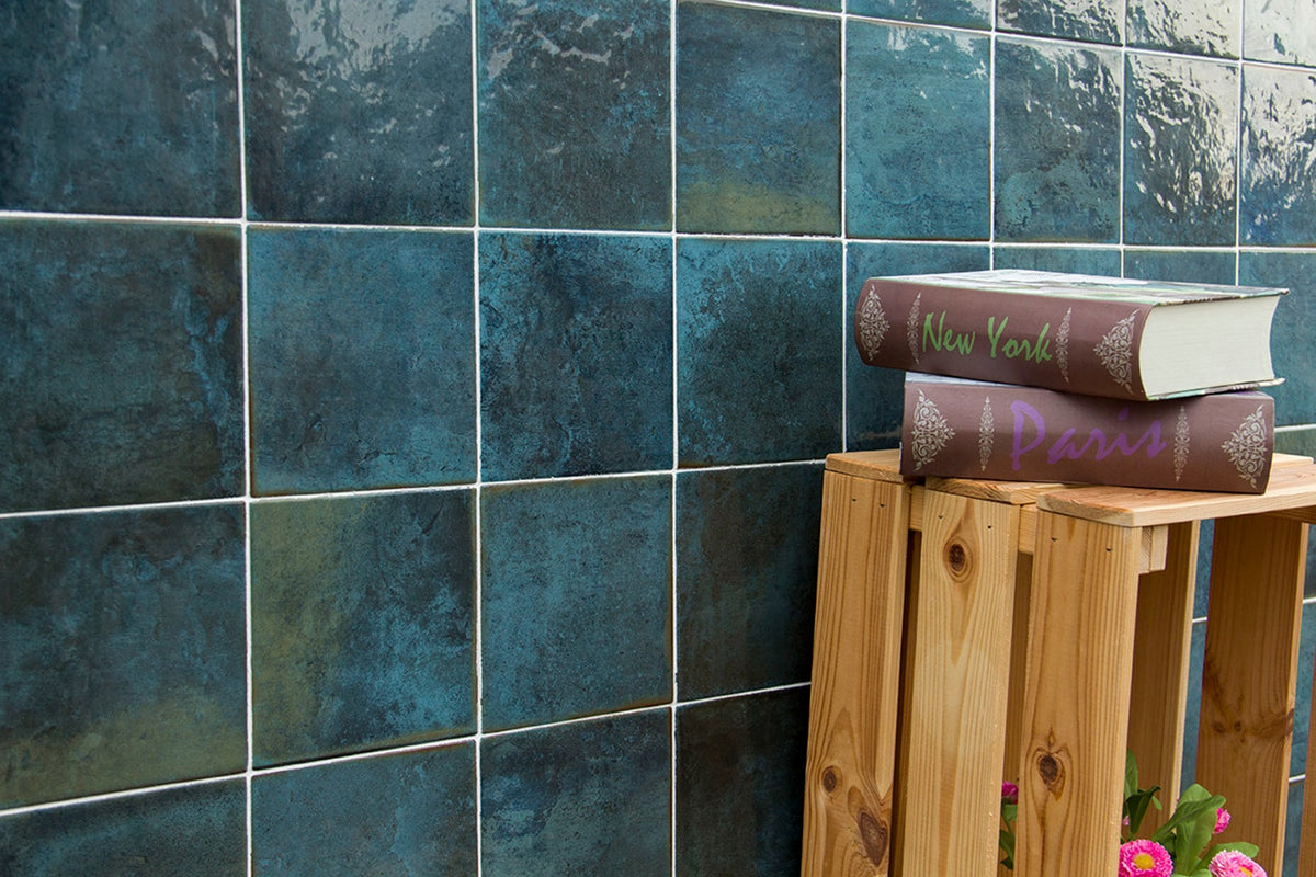 Manila Mar 15 x 15cm, porcelain tile at Irwin Tiles