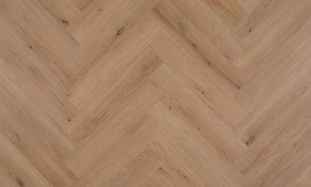 Mantaro Pecan Herringbone Luxury Parquet Vinyl, luxury click vinyl flooring at Irwin Tiles