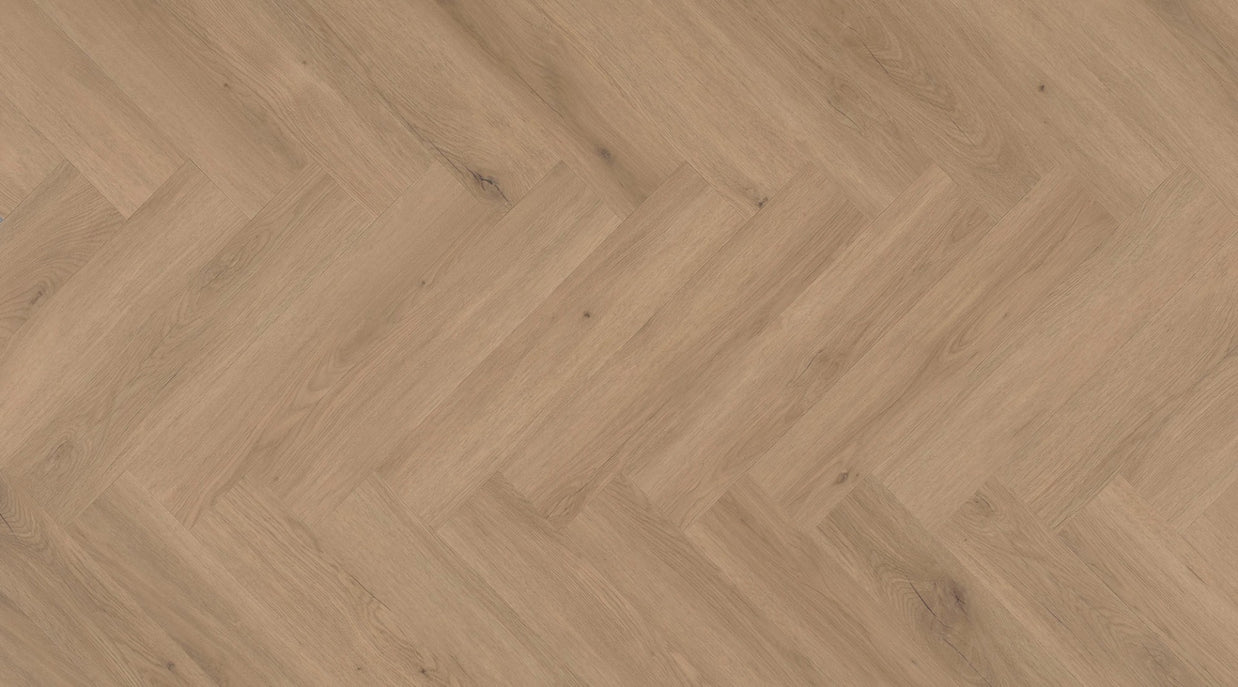 Mantaro Hay Herringbone Luxury Parquet Vinyl, light luxury click vinyl flooring at Irwin Tiles