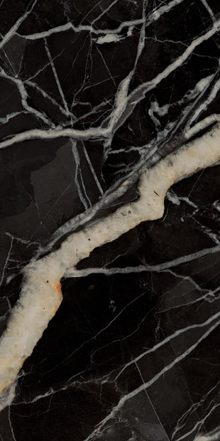 Marmoteca Golden Carbon Luxr 60x120cm, porcelain tile at Irwin Tiles