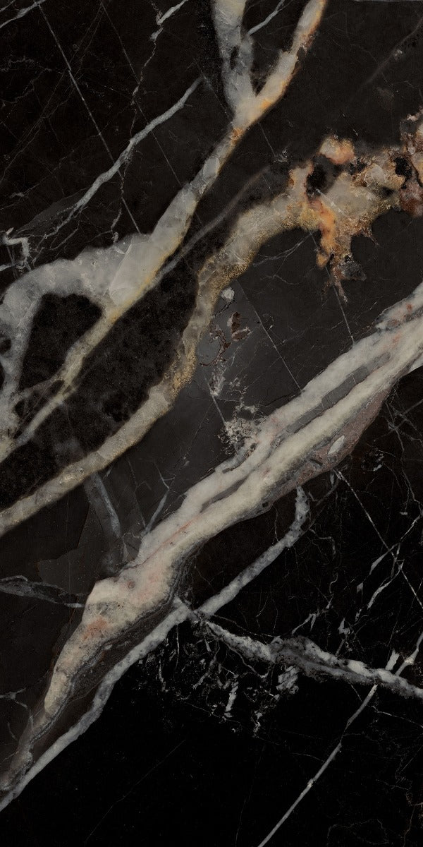 Marmoteca Golden Carbon Luxr 60x120cm, tile at Irwin Tiles
